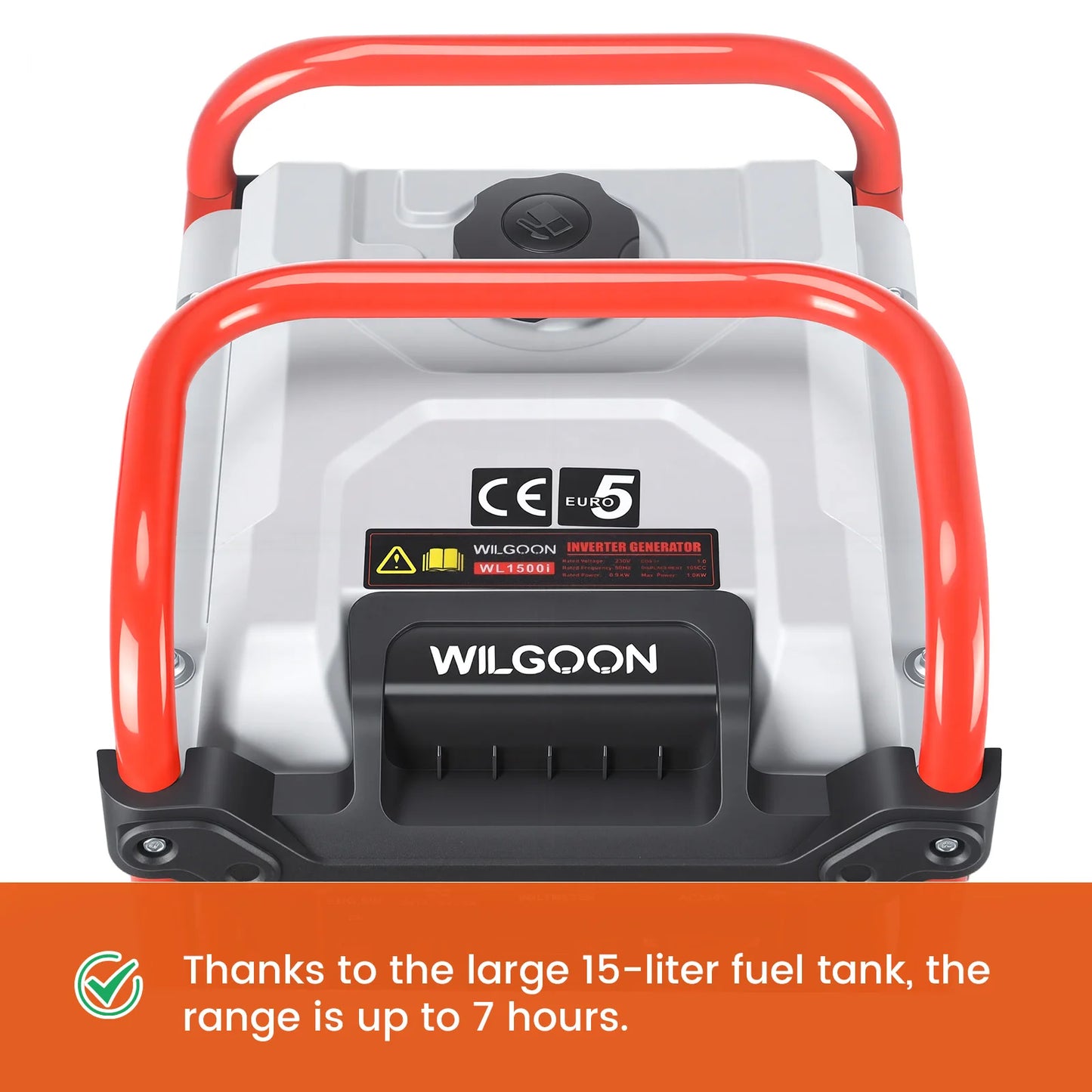 Bison Wilgoon Four-stroke air-cooled Variable frequency Gasoline generator for camping motorhomes 1000W 105cc displacement 96db