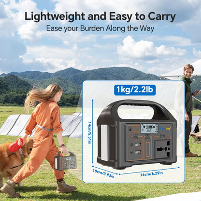 Gaiaray 100W Portable Power Station 220V/110V Power Bank 76.8Wh Solar Power Generator LiFePO4 Outdoor Energy For Camping Travel
