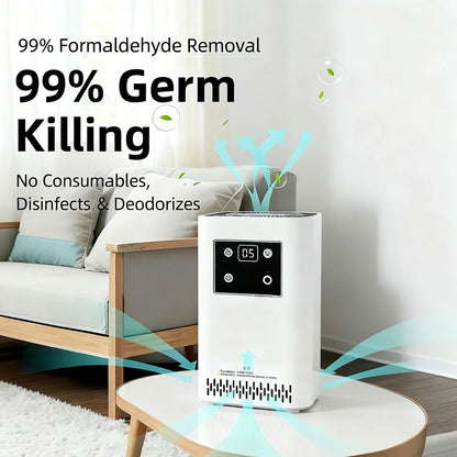 Ozone Generator 60000mg/h – 110V/240V, Air Purifier for Home, Car, Office & Basement