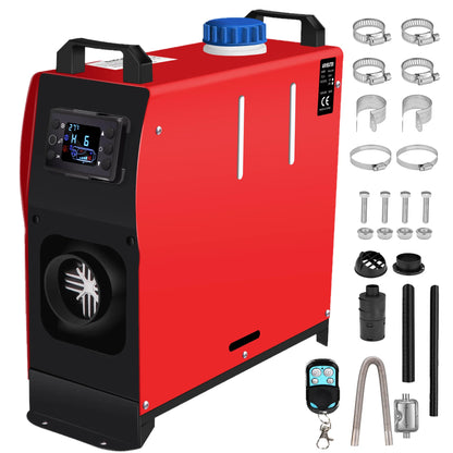 ZUIDID 5KW Diesel Air Heater All-in-One – 12V/24V, LCD & Remote, for RV, Truck, Boat & Camper