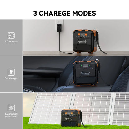 A101 Mini Portable Power Station 60W – 97Wh, Solar & Type-C, 240W Peak