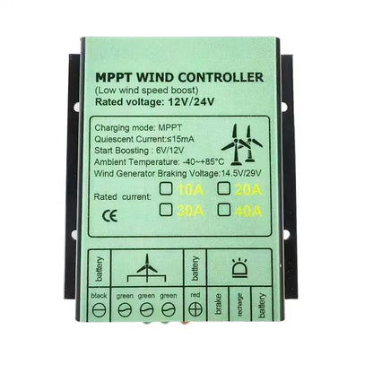 Vertical Wind Turbine Generator 3000W/5000W – 12V/24V/48V, MPPT Controller, for Home & Farm